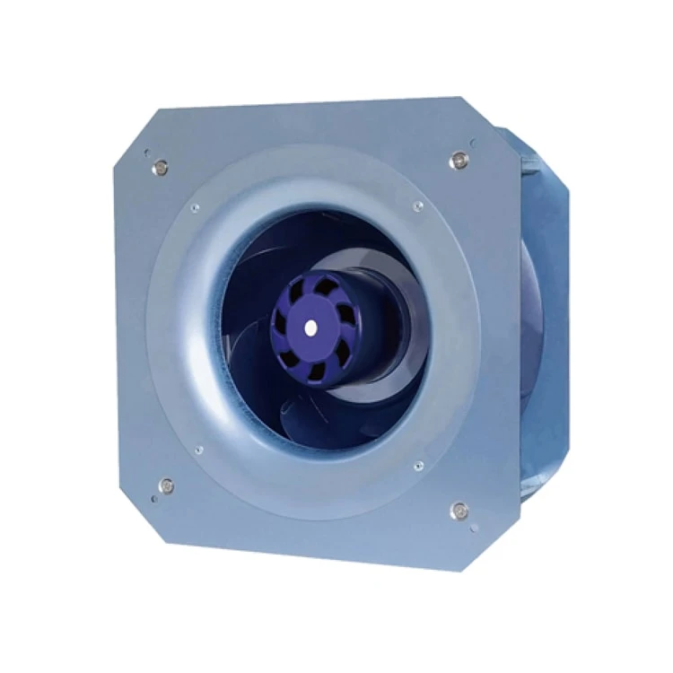 250mm 115V EC Air Blowing Backward Curved Plug Fans With CE And RoHS For Cooling