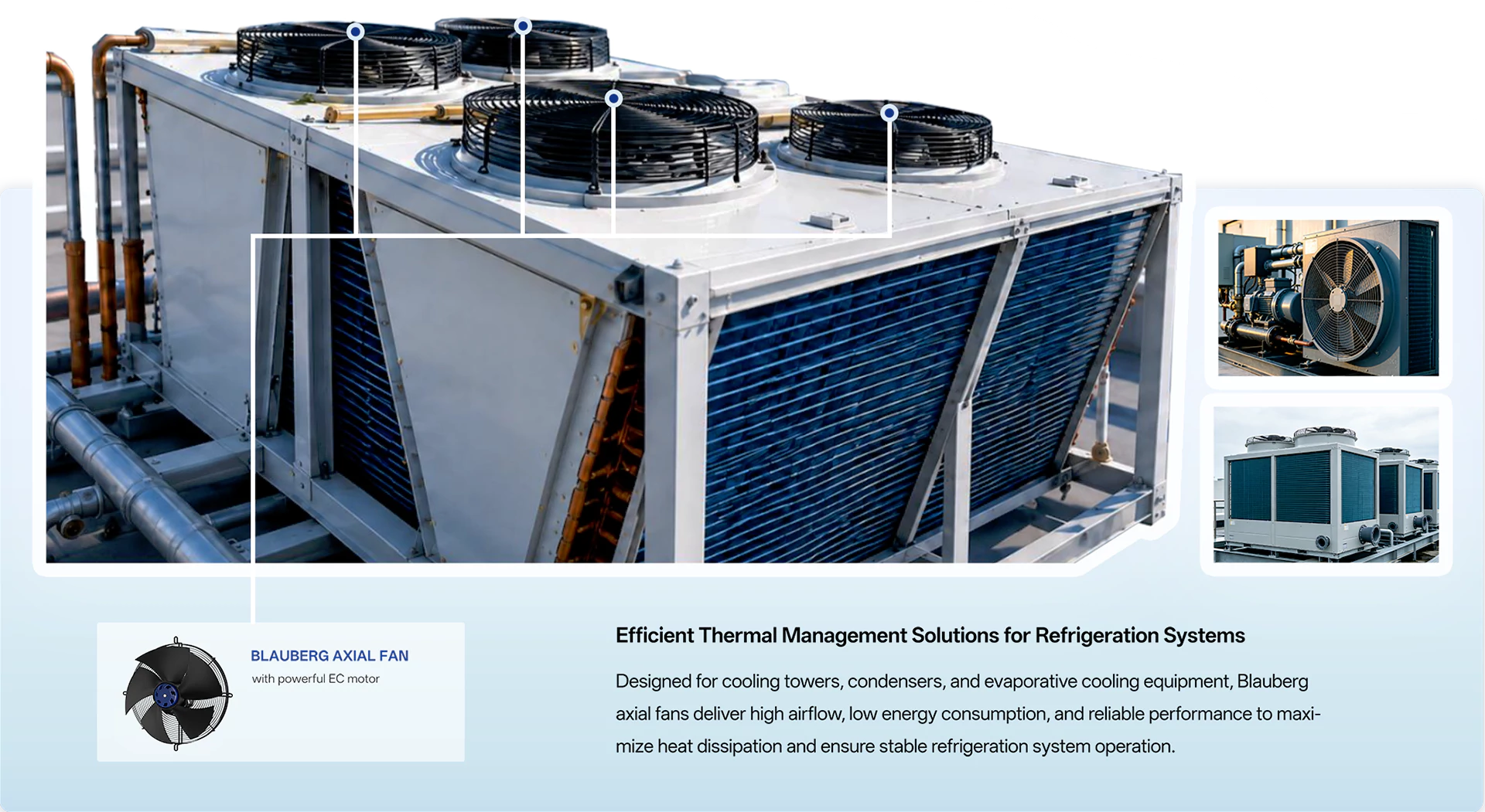 productcate-1920-1051 Axial fan thermal management for refrigeration systems