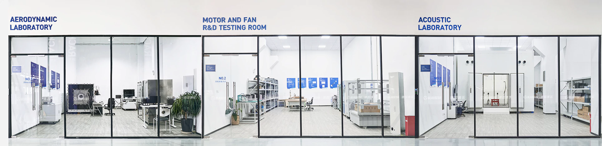 Blauberg aerodynamic, motor and acoustic laboratories