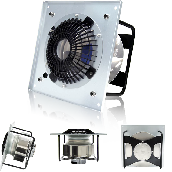 Backward curved centrifugal fan family